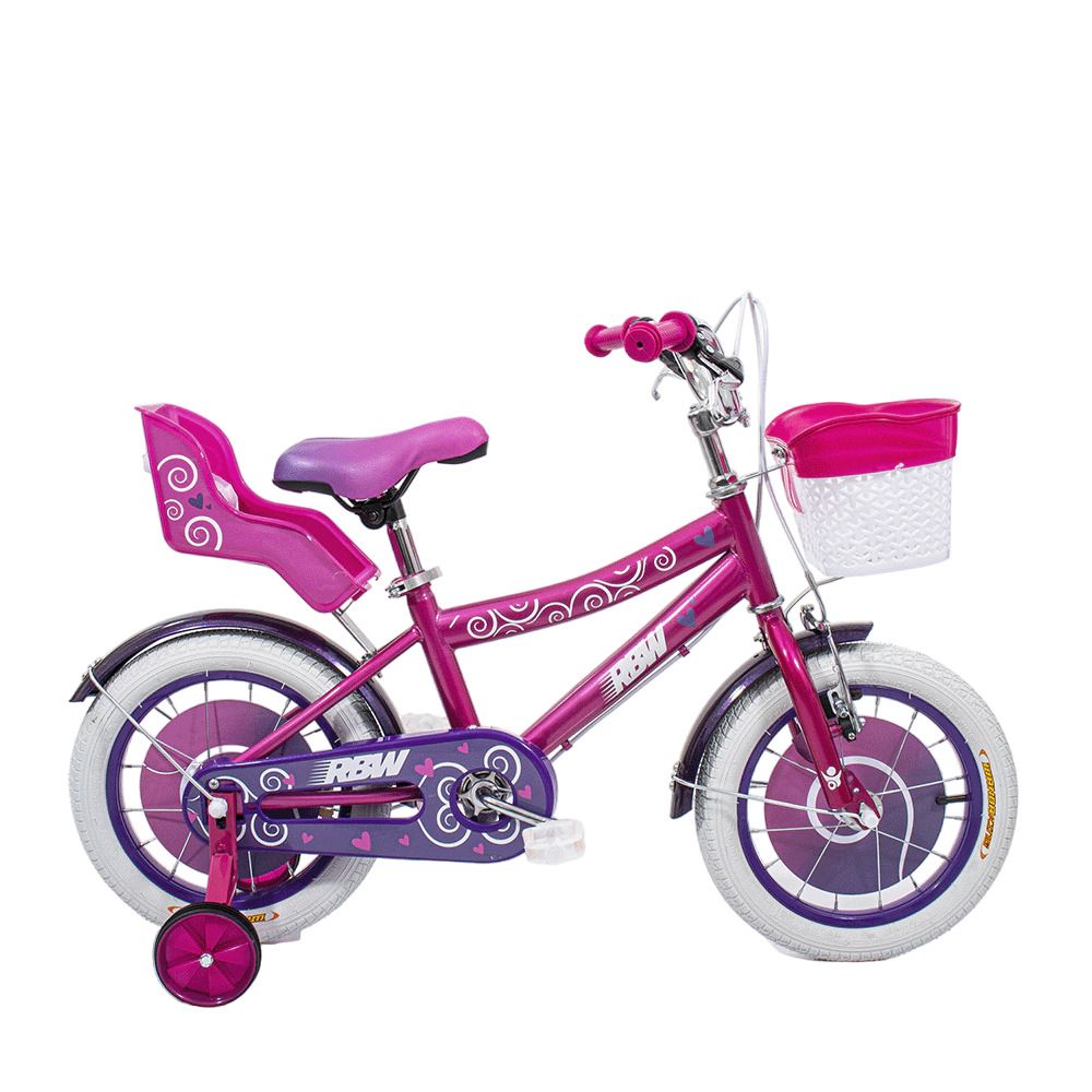 Bicicleta Rodado 14 Con Canasto