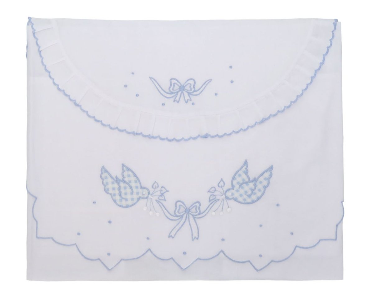 Sabana Moises Alta Costura Con Bordado