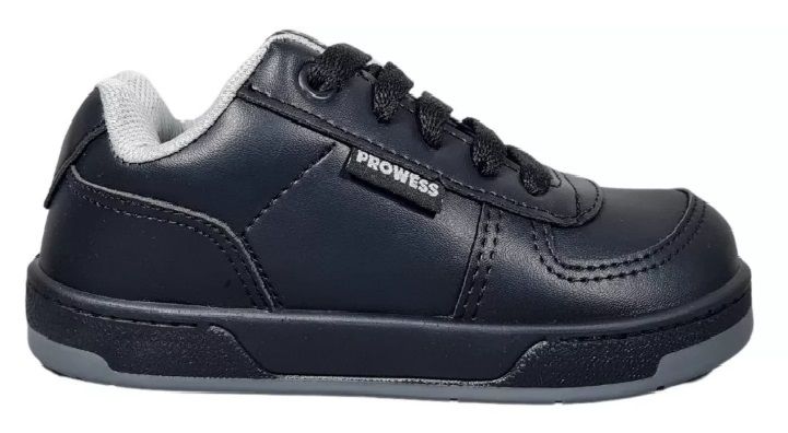 Zapatilla Cuerina Colegial Con Cordon