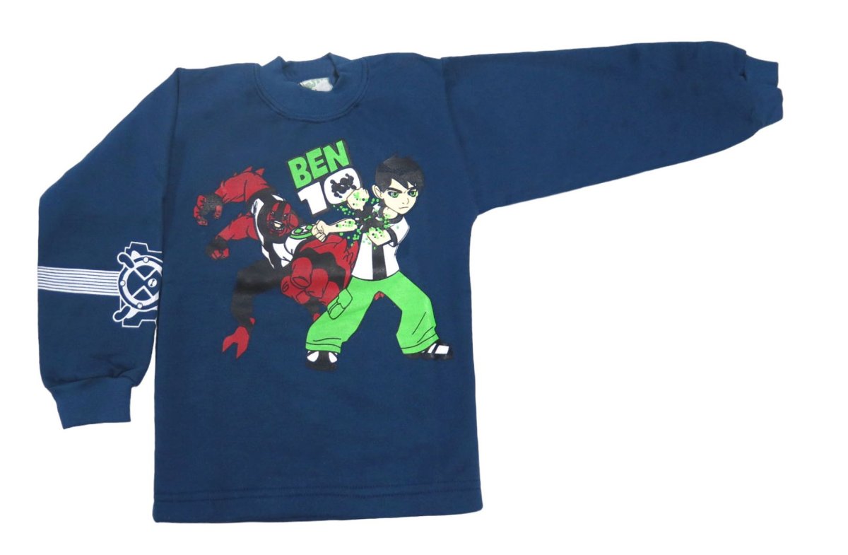 Buzo de Algodon Personaje Frizado Estampado Ben 10