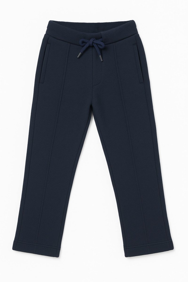 Pantalon chupin de friza con nervadura