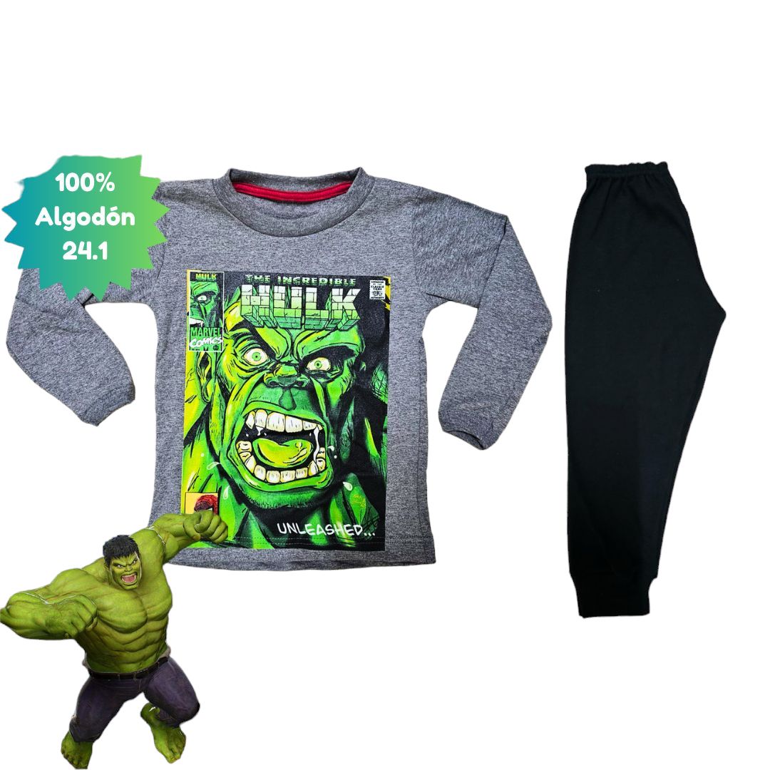 Pijama Personaje Invierno Hulk