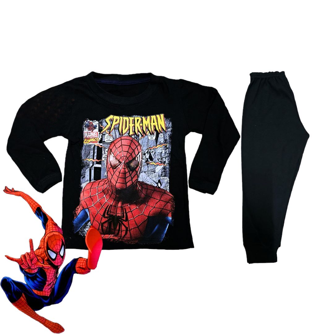 Pijama Personaje Invierno Spiderman Hombre Araña