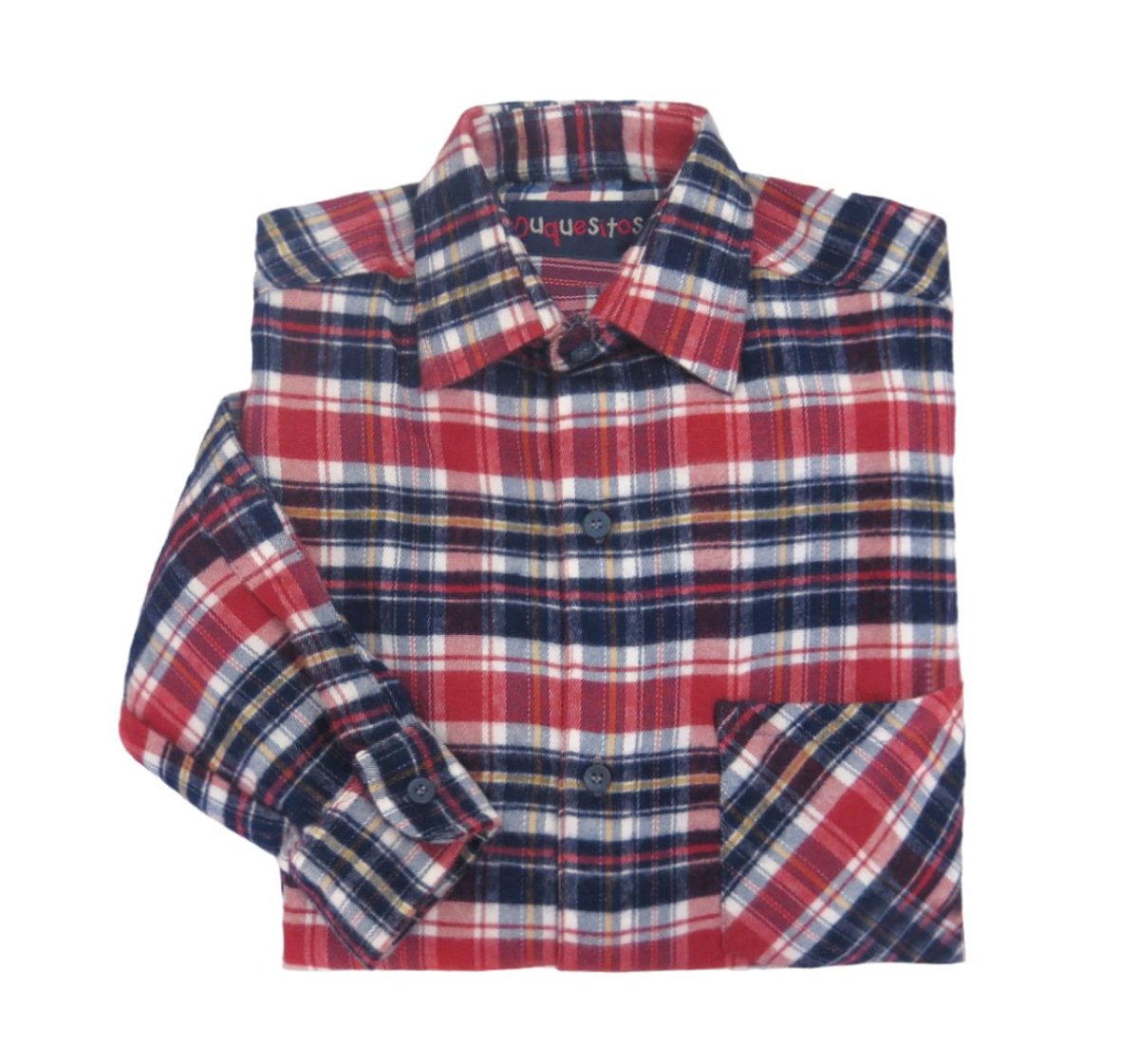 Camisa Escocesa Manga Larga