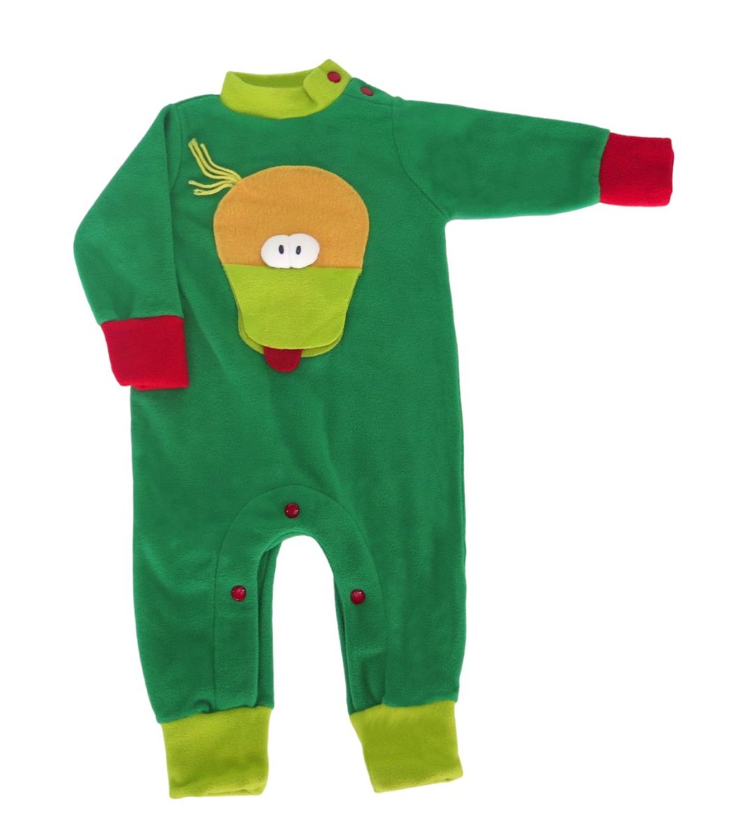 Enterito Polar Sin Pie Con Aplicacion Bordado en pecho