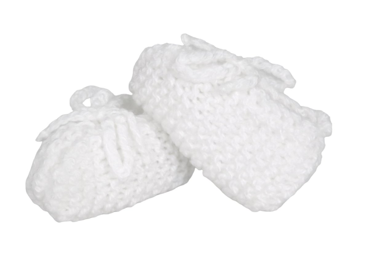 Escarpines Tejido a Mano Santa Clara