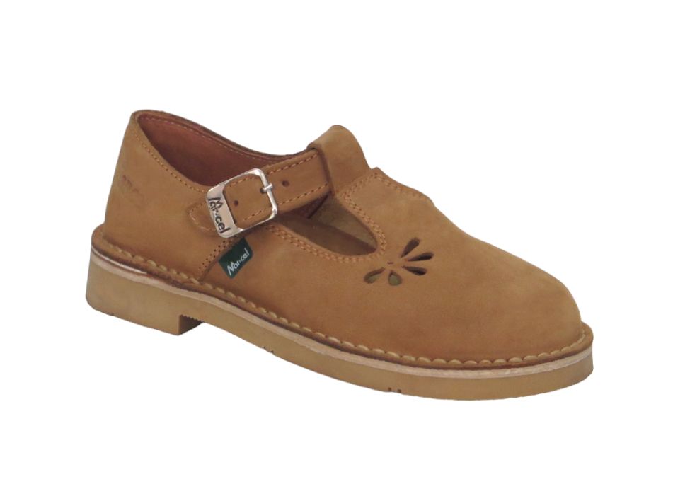 Guillermina Nobuk Flor Calada Con Hebilla