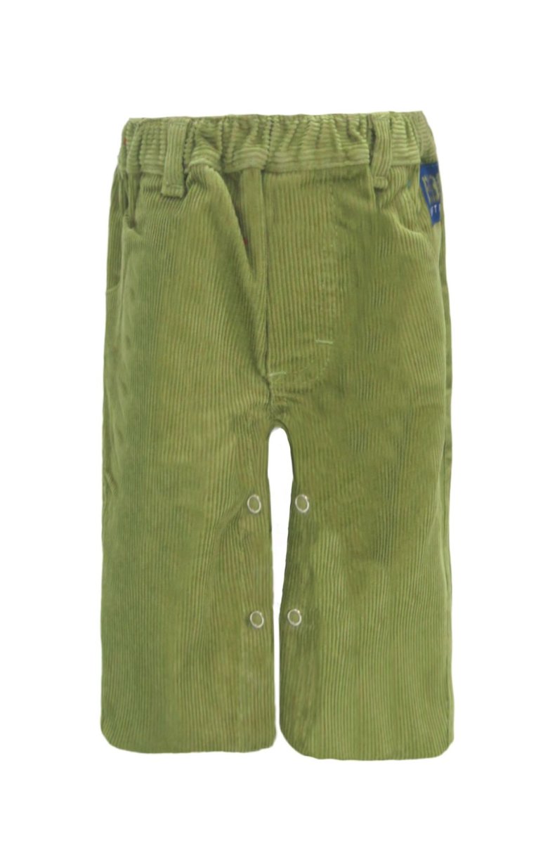 Pantalon de Corderoy con Cintura Elastizado y Broches  Pañalero