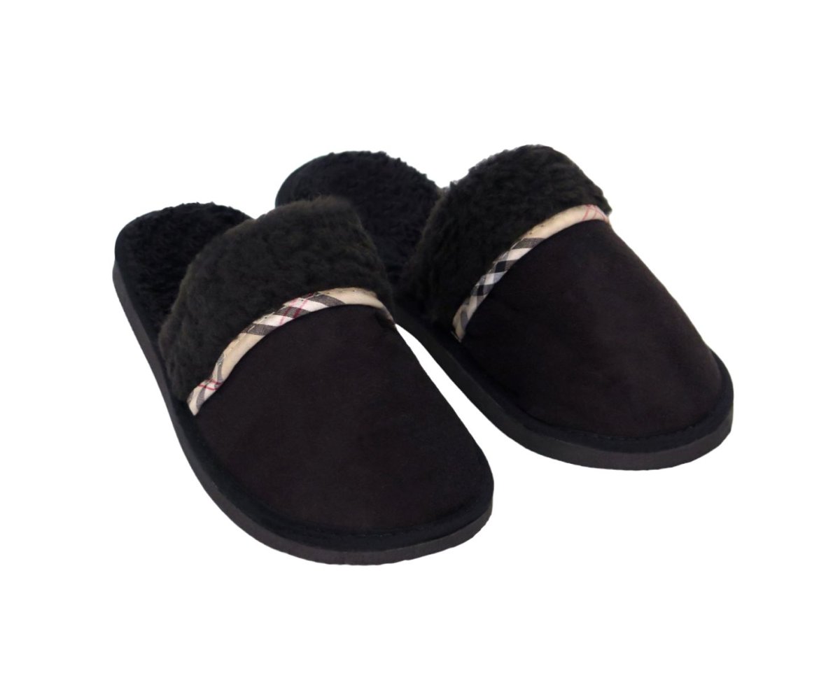 Pantufla Chinela Paño Gamuzado Con Corderito