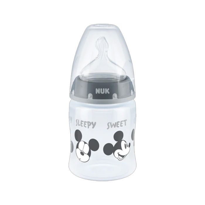 Mamadera First Choice+ Con Control De Temperatura 0-6m 150 ML - Mickey Mouse