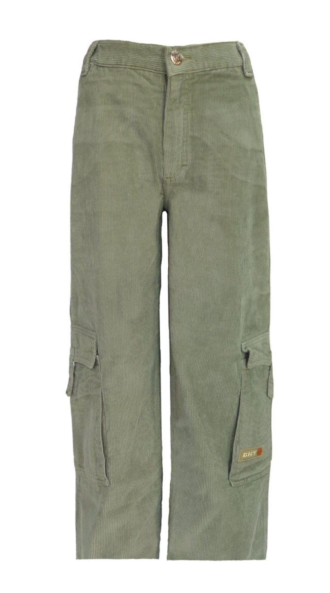 Pantalon de Corderoy con Bolsillo Cargo