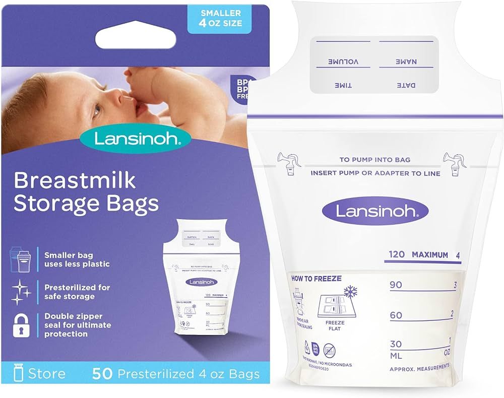 Bolsas Contenedoras De Leche Materna - Bolsita - Sachet - 50 Unidades 120ml