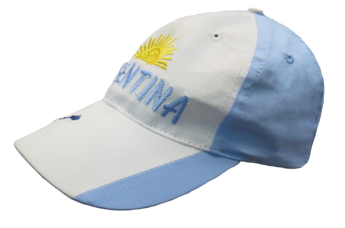 Gorro Cap Con Visera Argentina Bordado