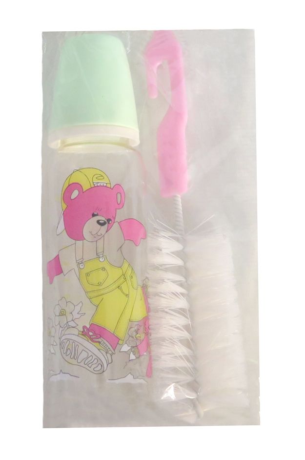 Mamadera Con Cepillo Limpia Mamaderas - CHILD