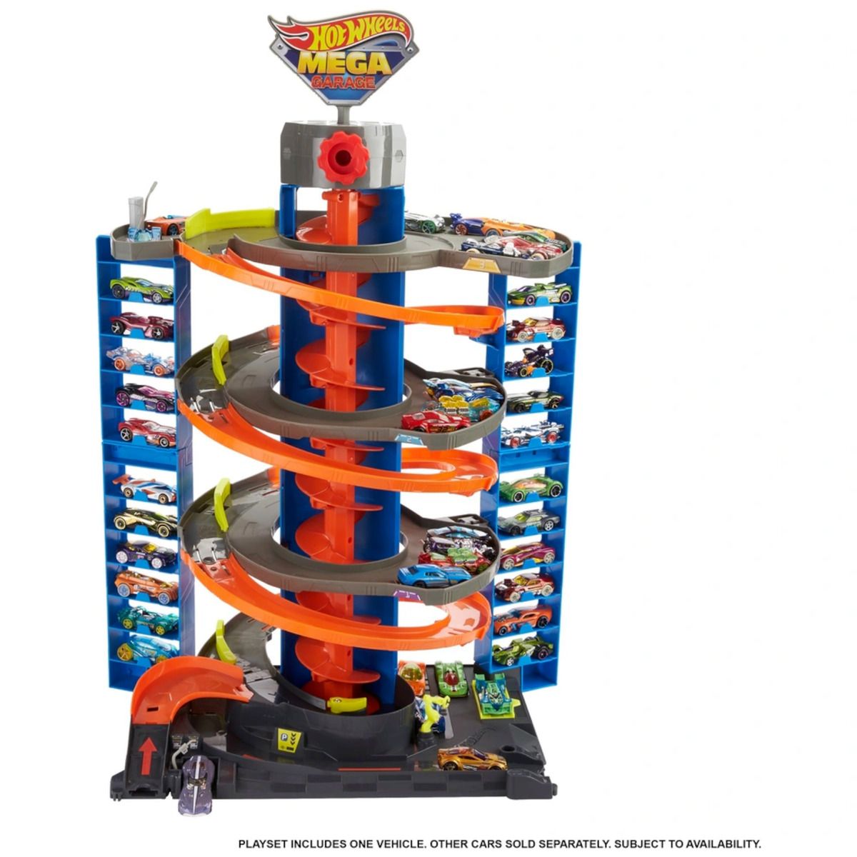 Hot Wheels City Mega Garage - Incluye Un Auto