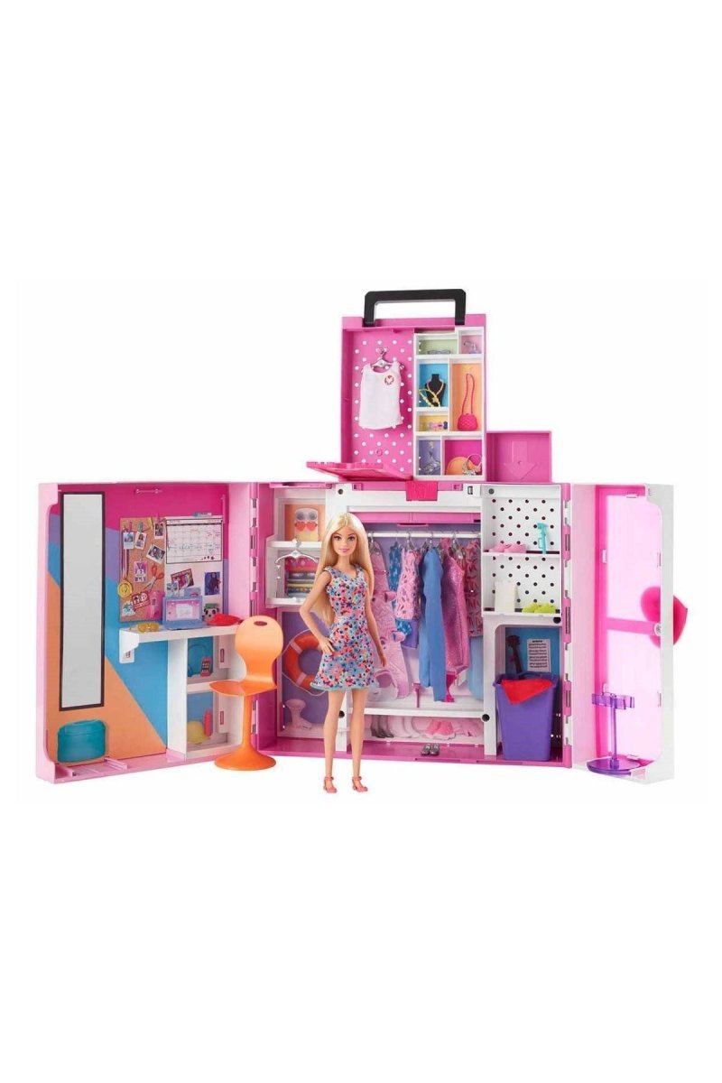Barbie Dream Closet - Set De Juego - Closet De Ensueño - Incluye Muñeca