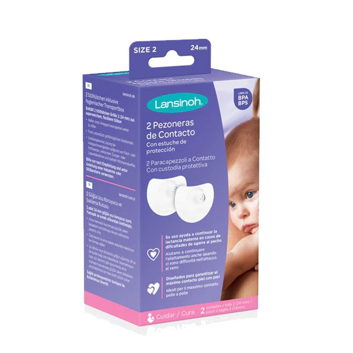 Pezonera Protector De Pezones Con Estuche 24mm
