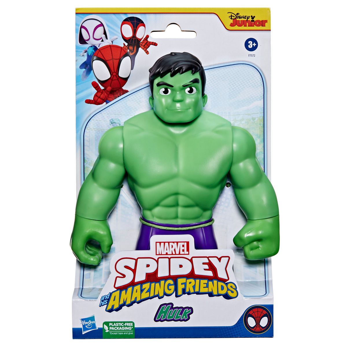 Figura Hulk Articulado - Spidey Y Sus Sorprendentes Amigos Marvel