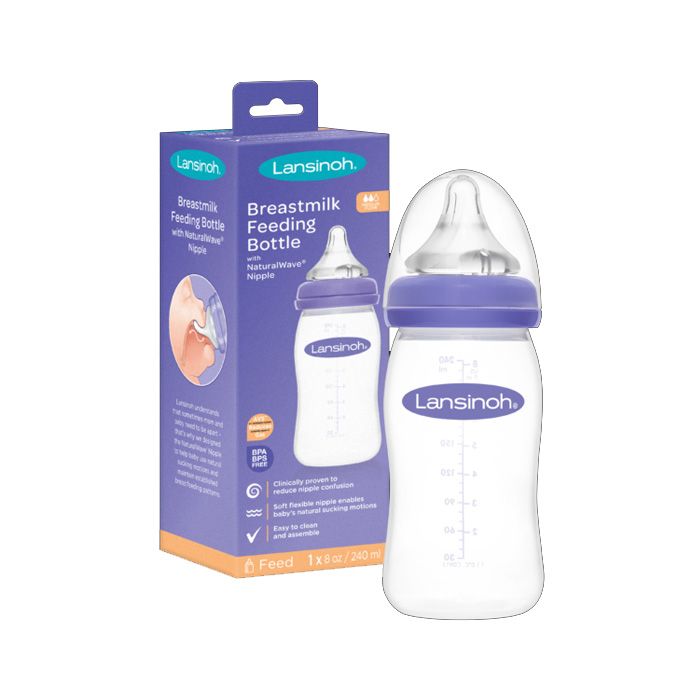Mamadera Con Tetina Naturalwave 240ml