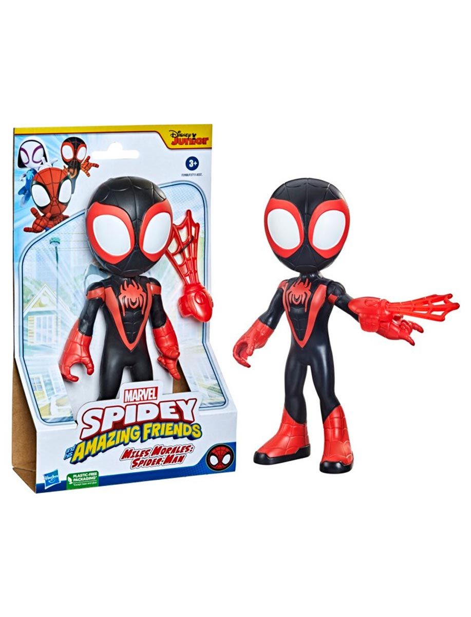 Figura Muñeco Articulado Miles Morales - Spidey Y Sus Sorprendentes Amigos Marvel - Spiderman
