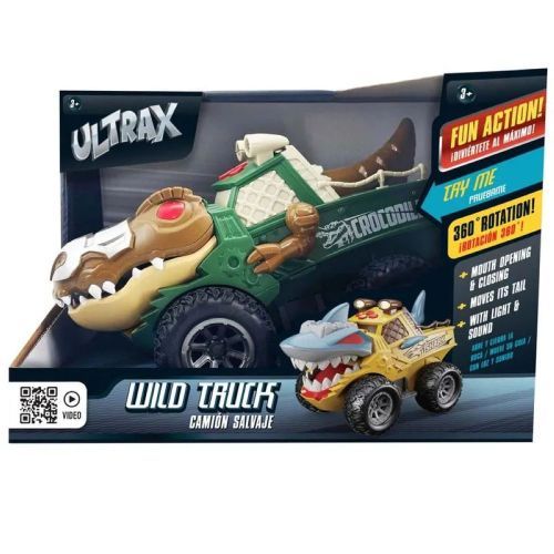 Vehiculo Ultrax Camion Salvaje Cocodrilo - Wild Truck - Movimiento, Luz Y Sonido