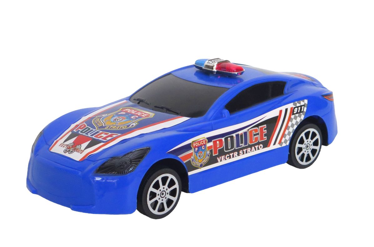 Auto Vehiculo Policia A Friccion - En Burbuja