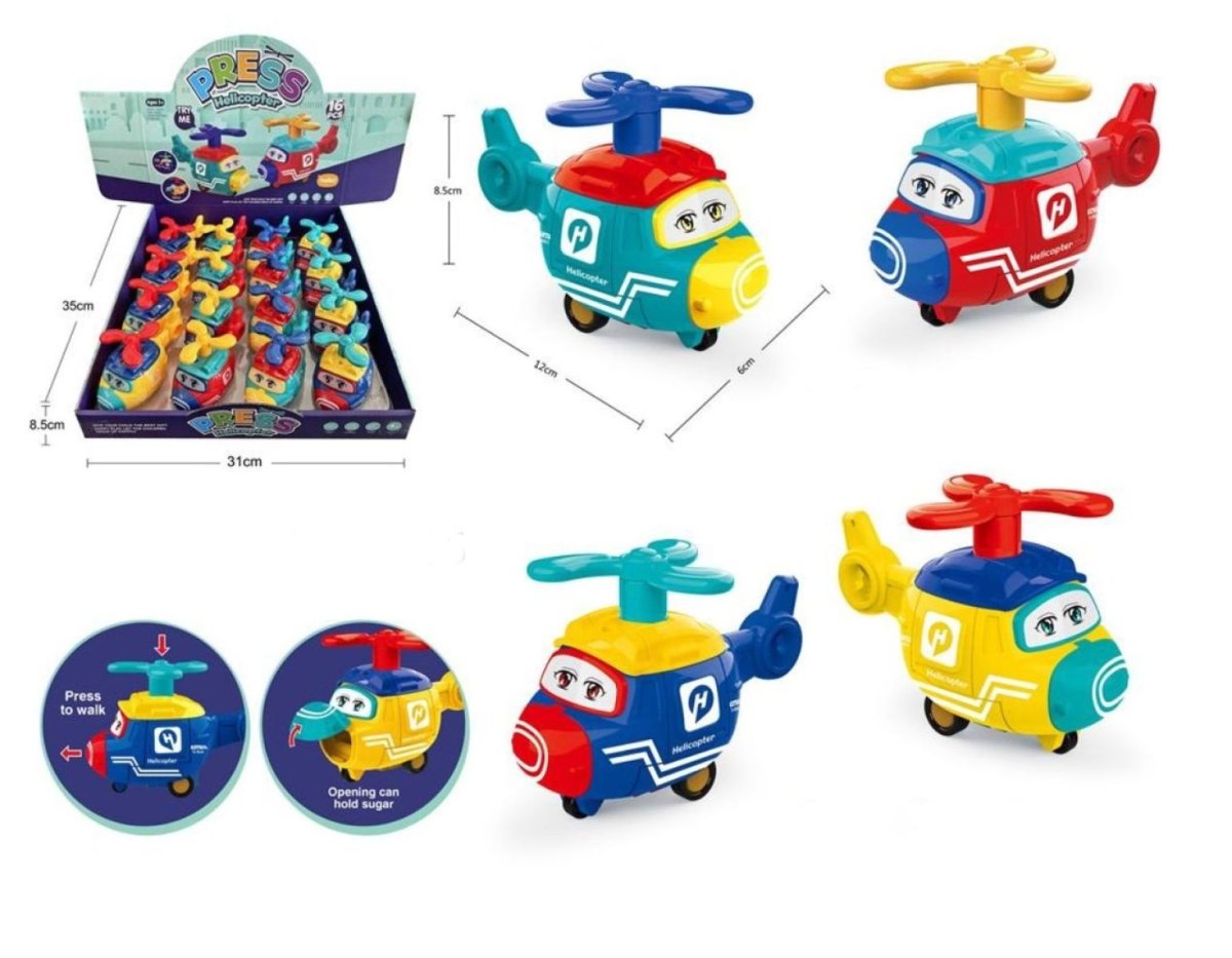 Helicoptero Press & Go (Apretas y Vá) - Helicopter