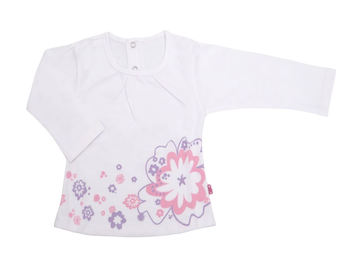 Remera Manga Larga Flores