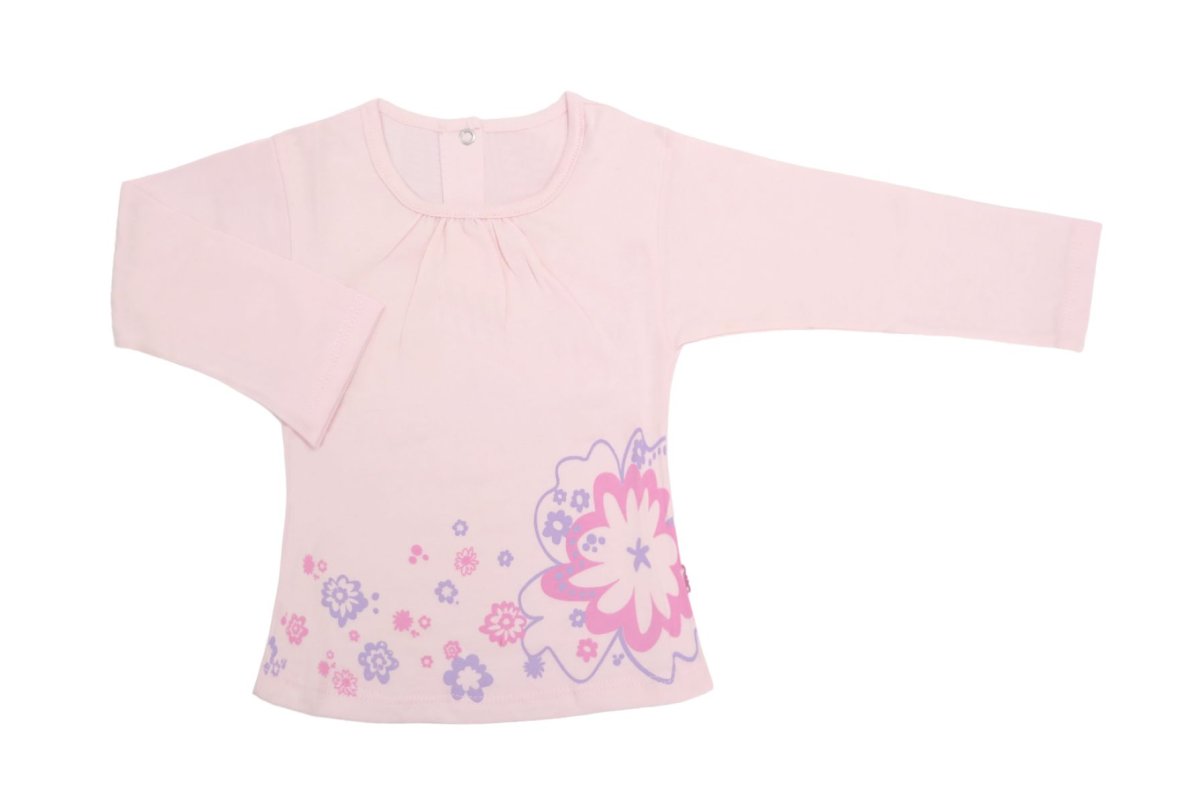 Remera Manga Larga Flores