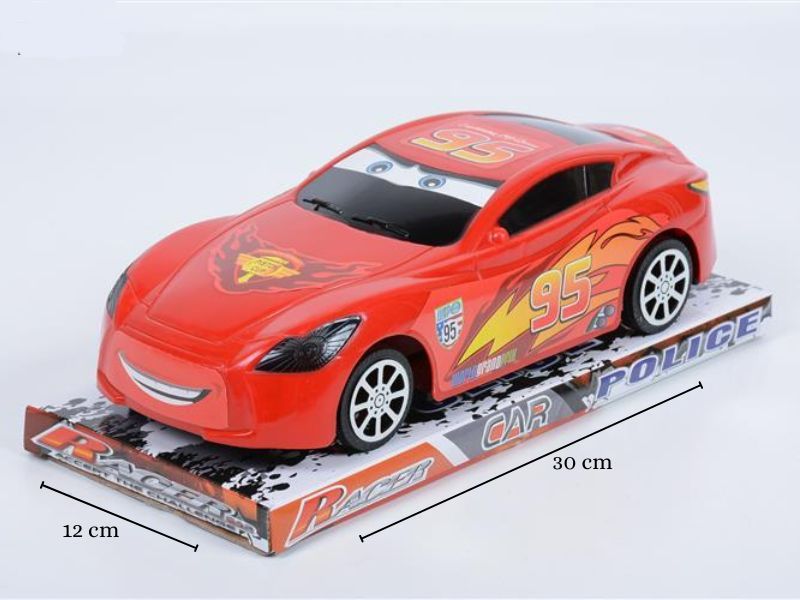 Auto Cars Rayo Mcqueen A Friccion - En Burbuja