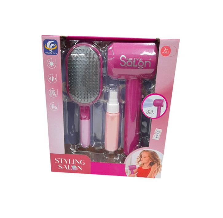 Set De Peluqueria  - El Secador Funciona A Pilas