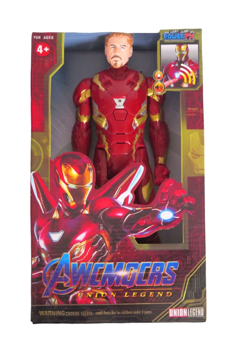 Muñeco Figura de Acción Iron Man Avengers Marvel - Luz Y Sonido