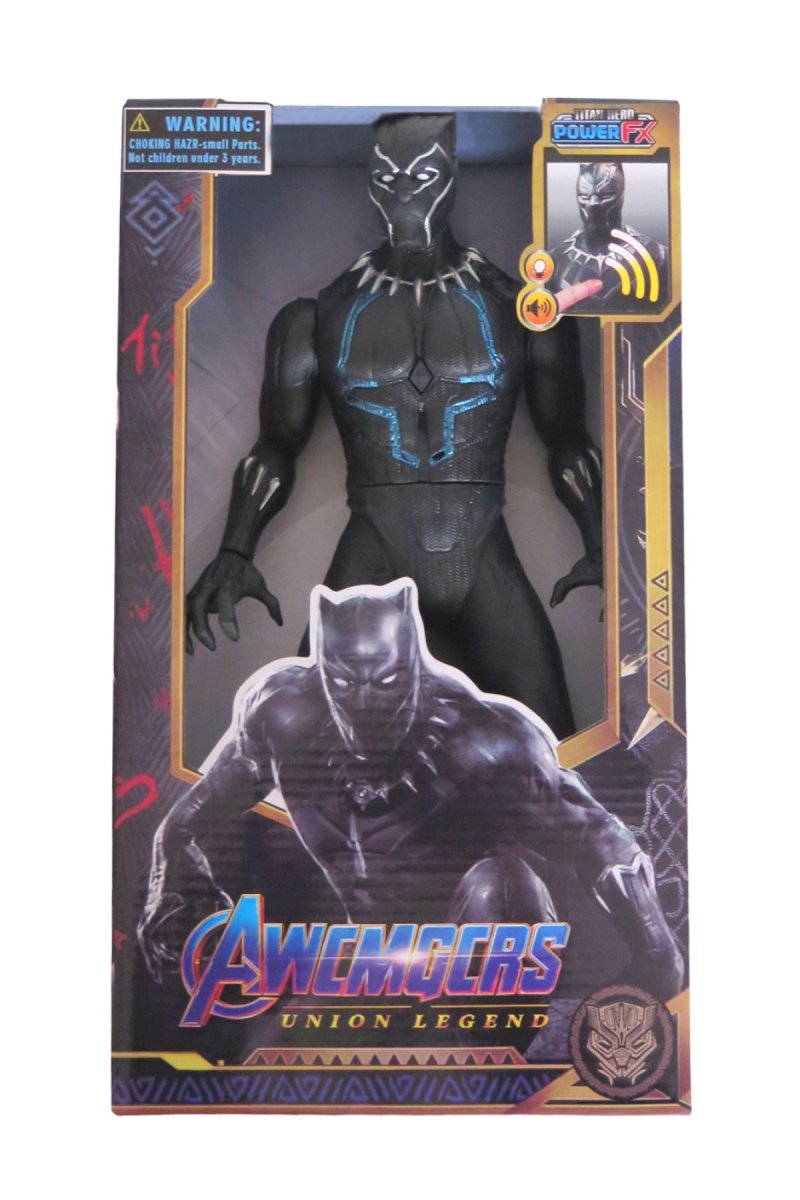 Muñeco Figura de Acción Black panther-  Avengers Marvel - Luz Y Sonido
