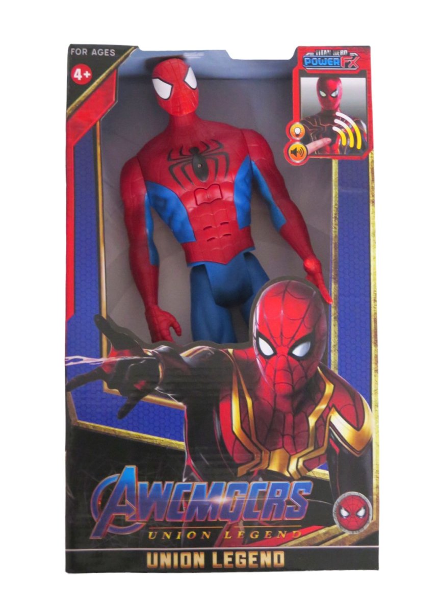 Muñeco Figura de Acción Spiderman Hombre Araña -  Avengers Marvel - Luz Y Sonido