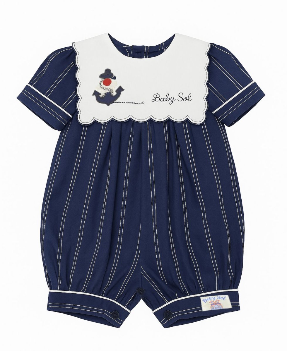 Enteritos Babucha cuello bordado