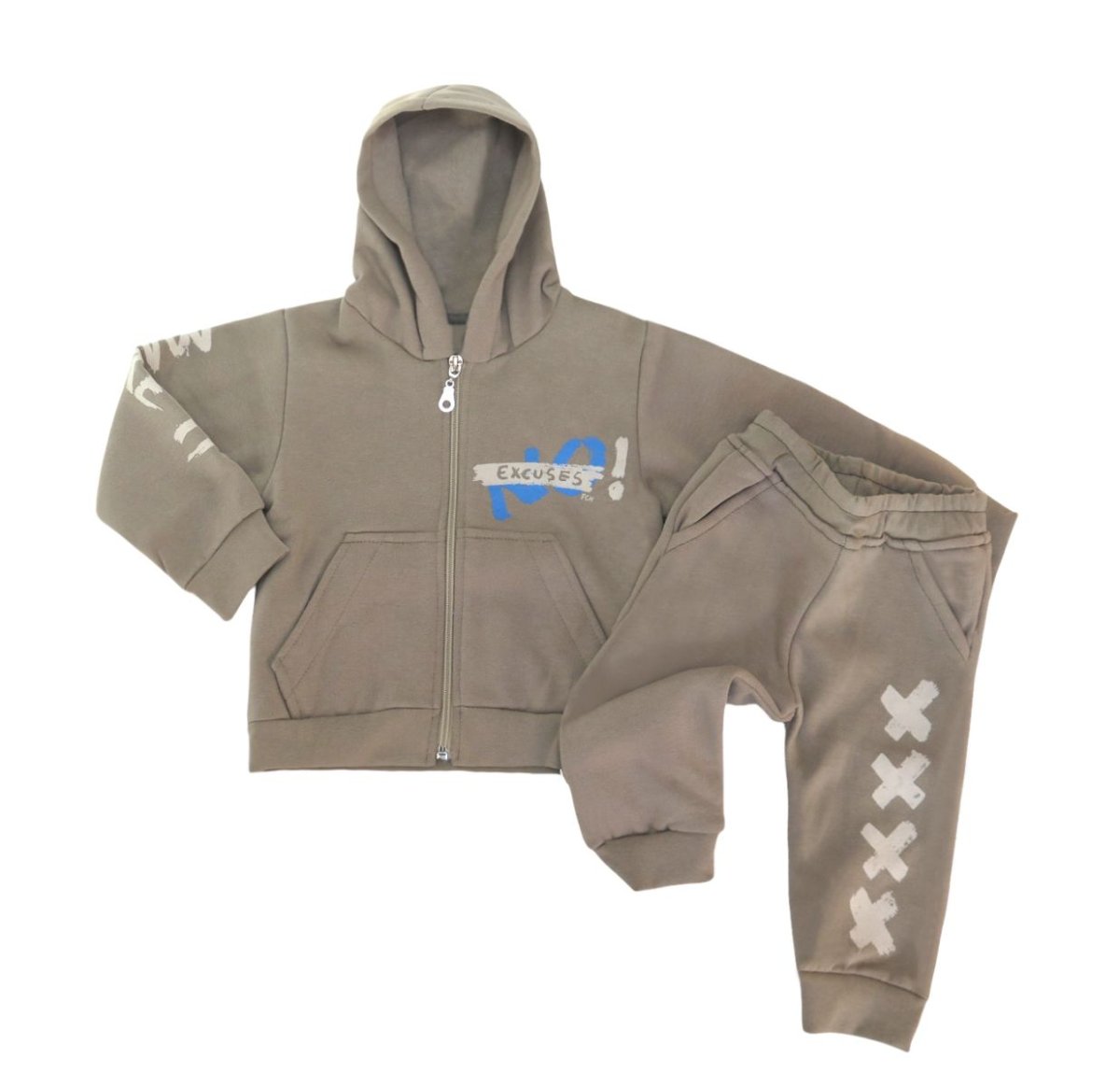 Conjunto De Frisa Campera Y Pantalon Con Puño