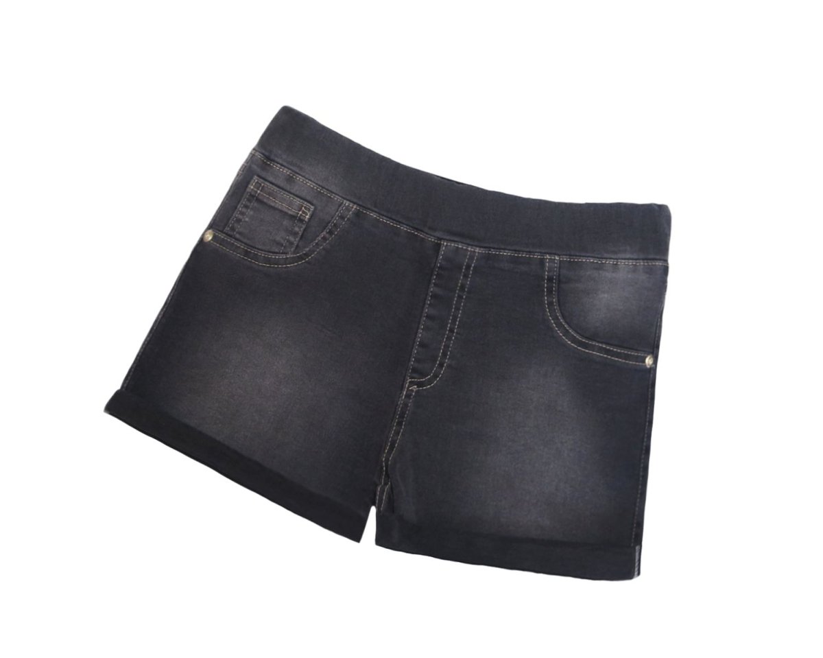 Short de Jean Elastizado con Cintura