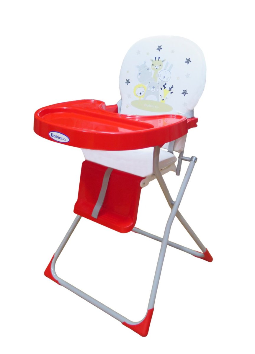 Silla De Comer Plegable Con Bandeja Regulable