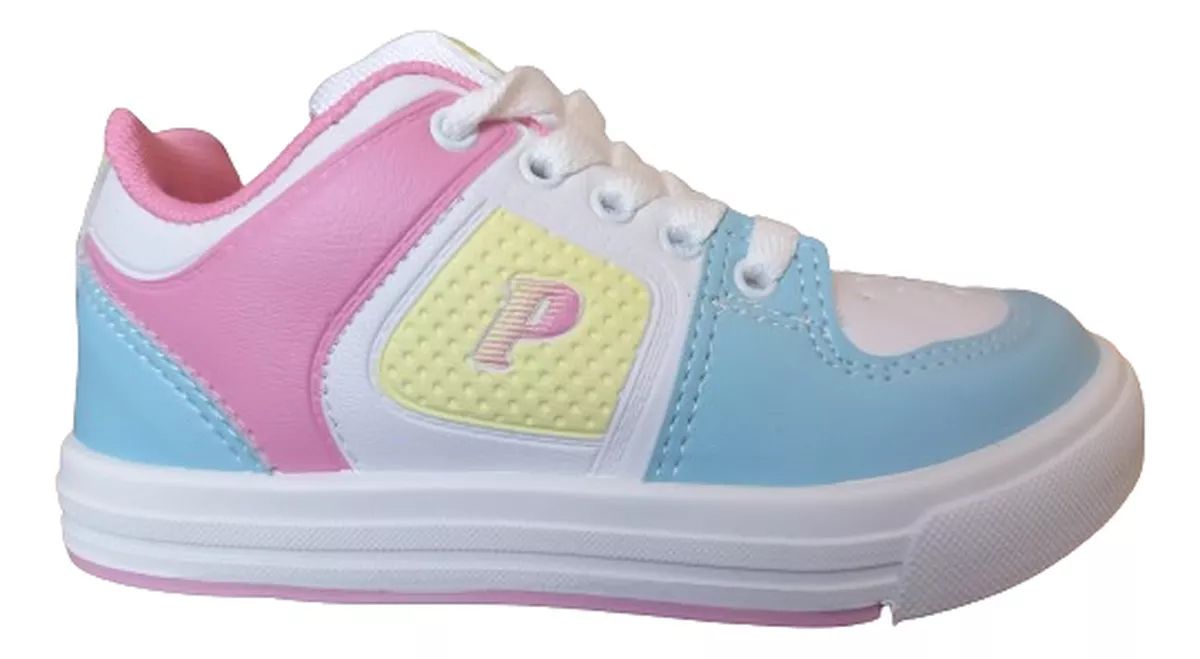 Zapatilla Deportiva Ecocuero Con Cordon