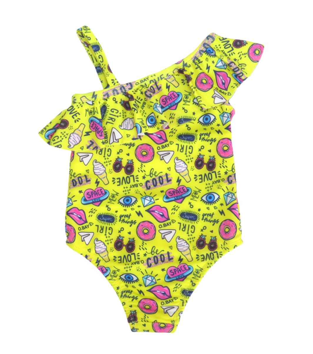 Malla entera estampada