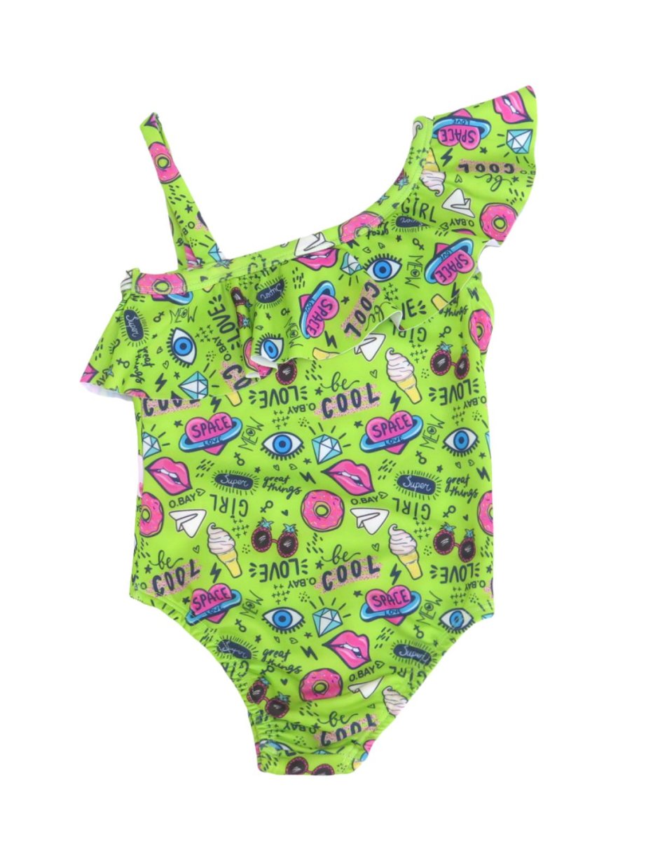 Malla entera estampada