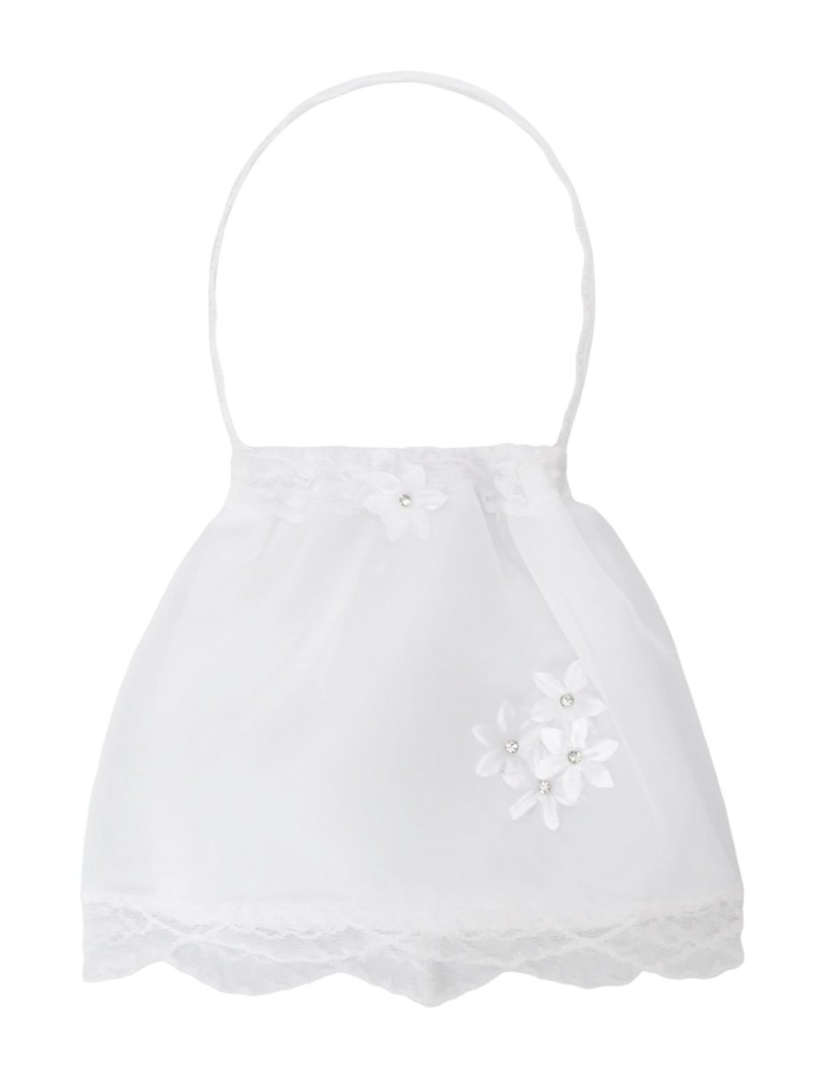 Limosnera con stras y Flores