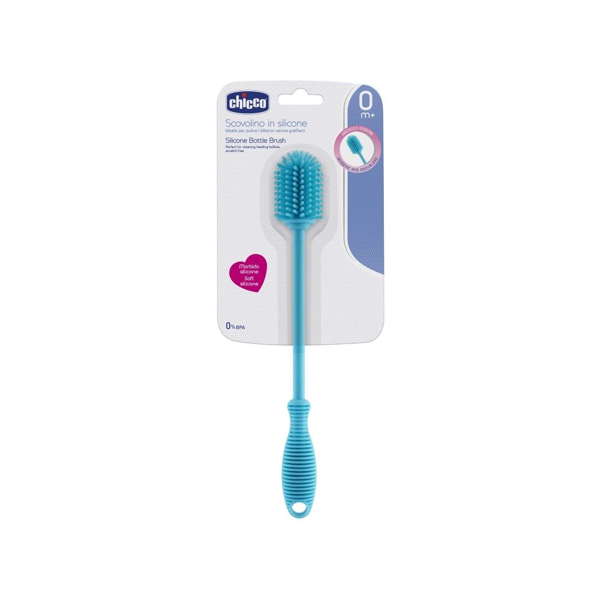 Cepillo Limpia Mamaderas De Silicona