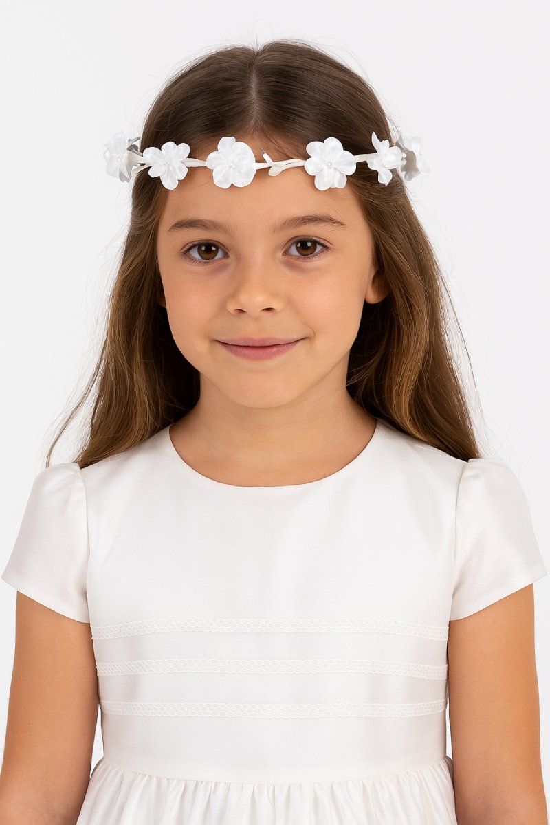 Corona de Flores con moño