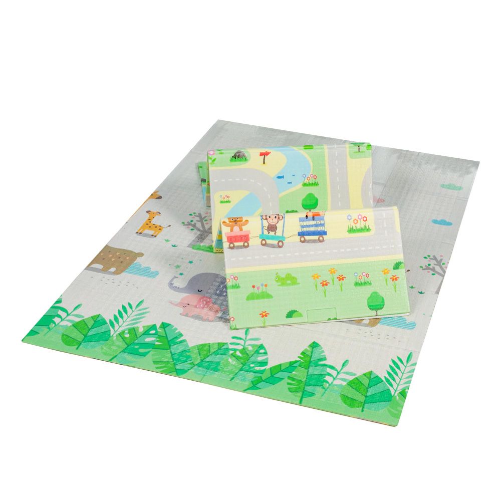 Alfombra Antigolpes Plegable Infantil Reversible 180 Cm X 120 Cm X 0.8 Cm