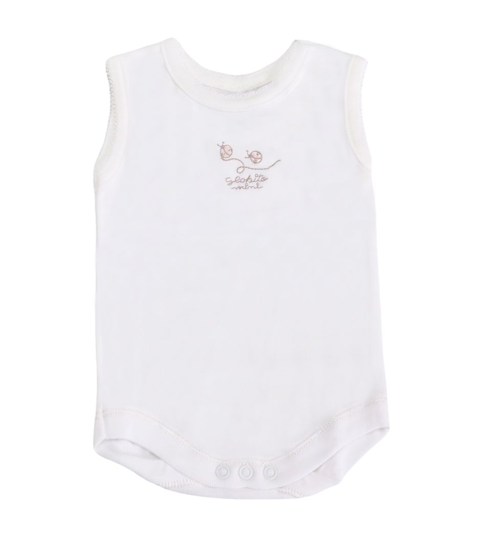 Body sin manga bordado bebe