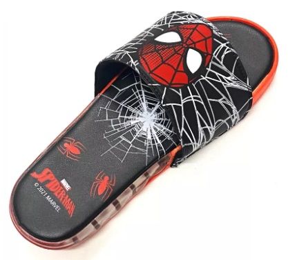 Chinela Spiderman con luz