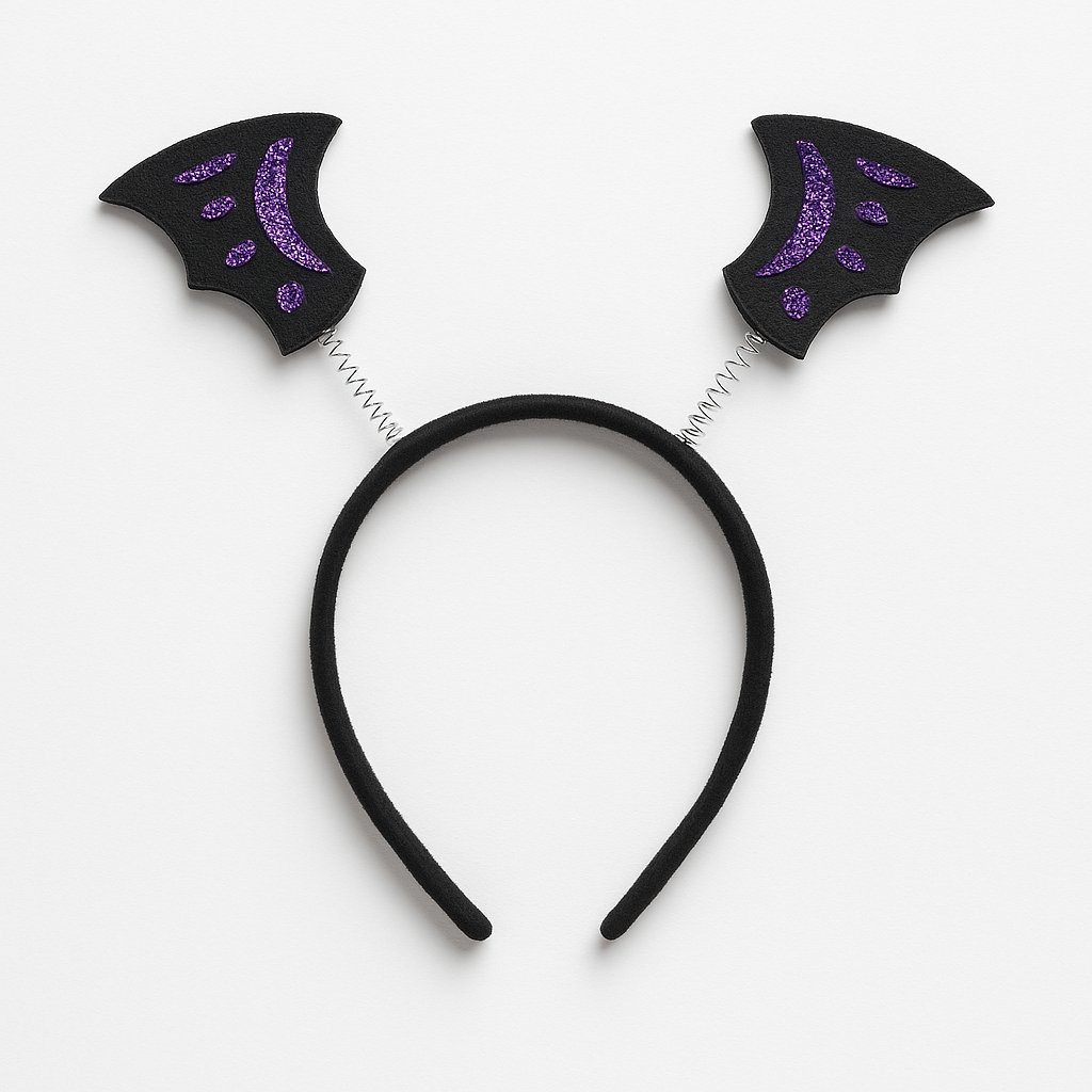 Vincha Halloween Alitas De Murcielago