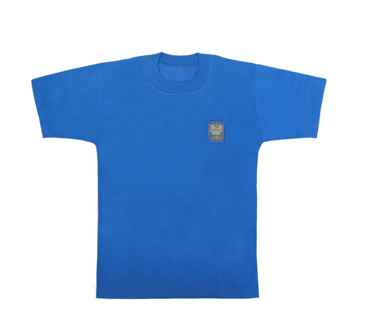 remera algodon lisa manga corta