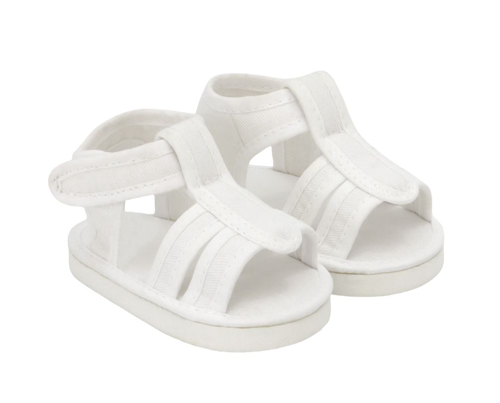 Sandalia Lona Velcro lisa con Base